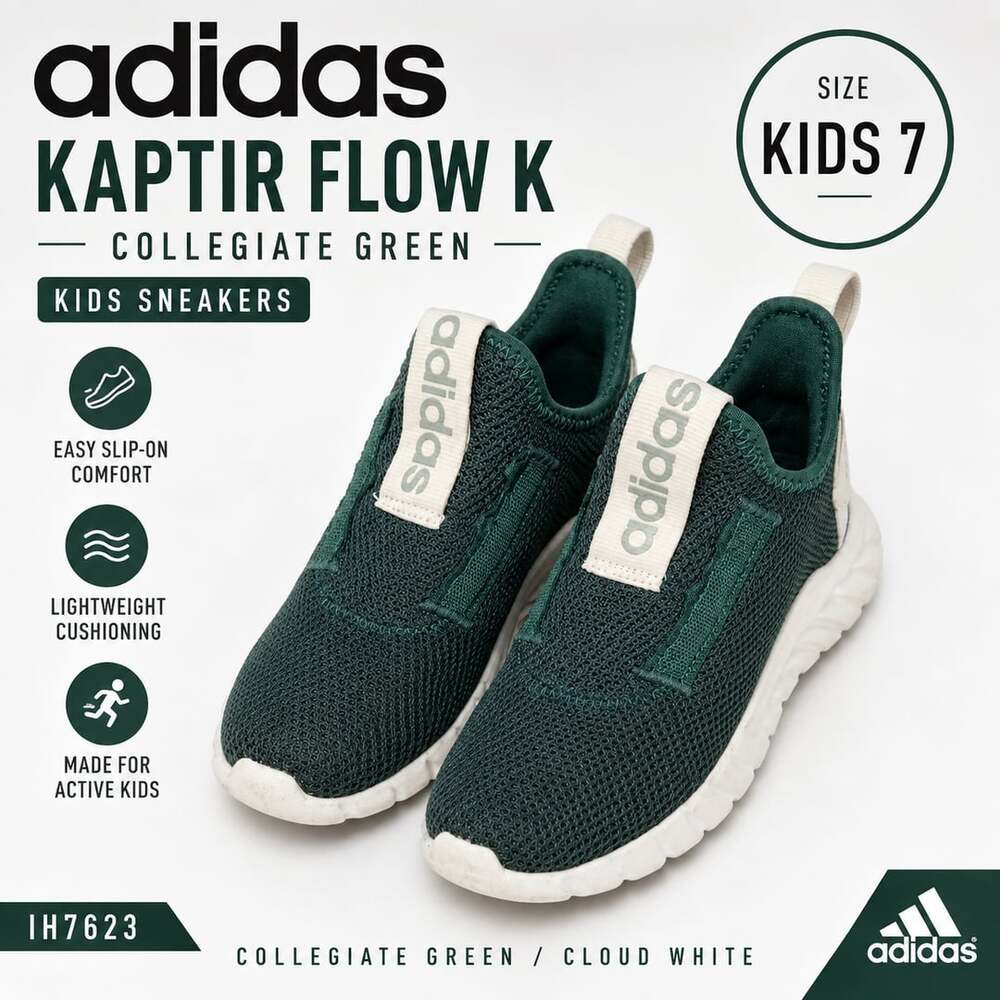 Adidas Kaptir Flow K Collegiate Green Kids Sneakers IH7623